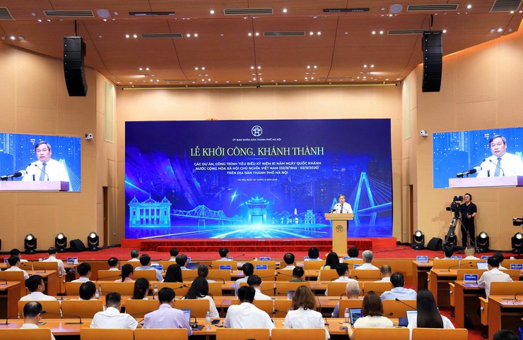 Hà Nội khởi công, khánh thành 17 dự án, công trình tiêu biểu chào mừng kỷ niệm 81 năm Quốc khánh 2/9- Ảnh 10. Hà Nội khởi công, khánh thành 17 dự án, công trình tiêu biểu chào mừng kỷ niệm 81 năm Quốc khánh 2/9- Ảnh 10.