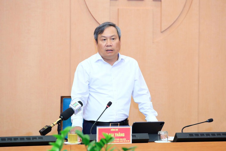 Chủ tịch Hà Nội Vũ Đại Thắng: Nghiên cứu tổng thể, xử lý căn cơ ngập úng lưu vực sông Bùi, sông Tích- Ảnh 6.