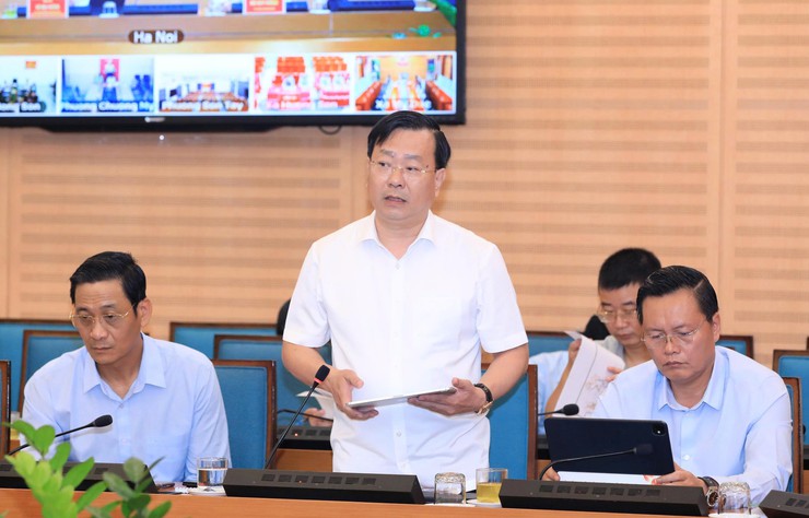 Chủ tịch Hà Nội Vũ Đại Thắng: Nghiên cứu tổng thể, xử lý căn cơ ngập úng lưu vực sông Bùi, sông Tích- Ảnh 3.