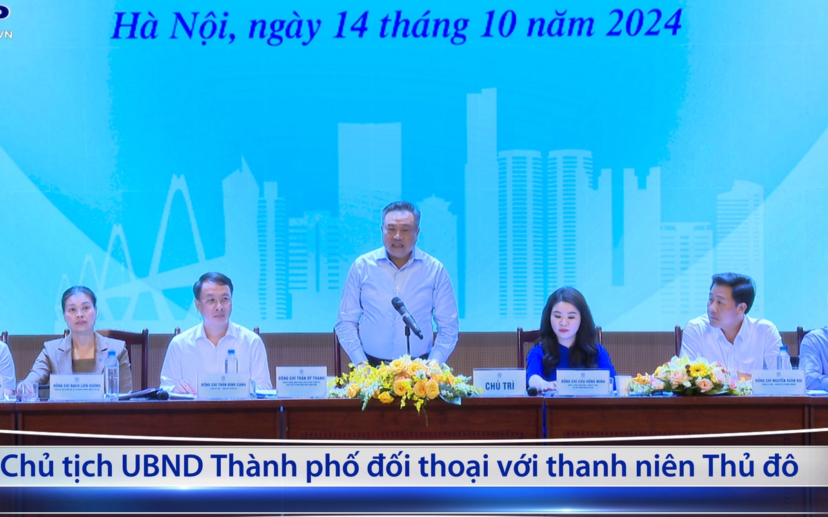 Chủ tịch UBND Thành phố đối thoại với thanh niên Thủ đô