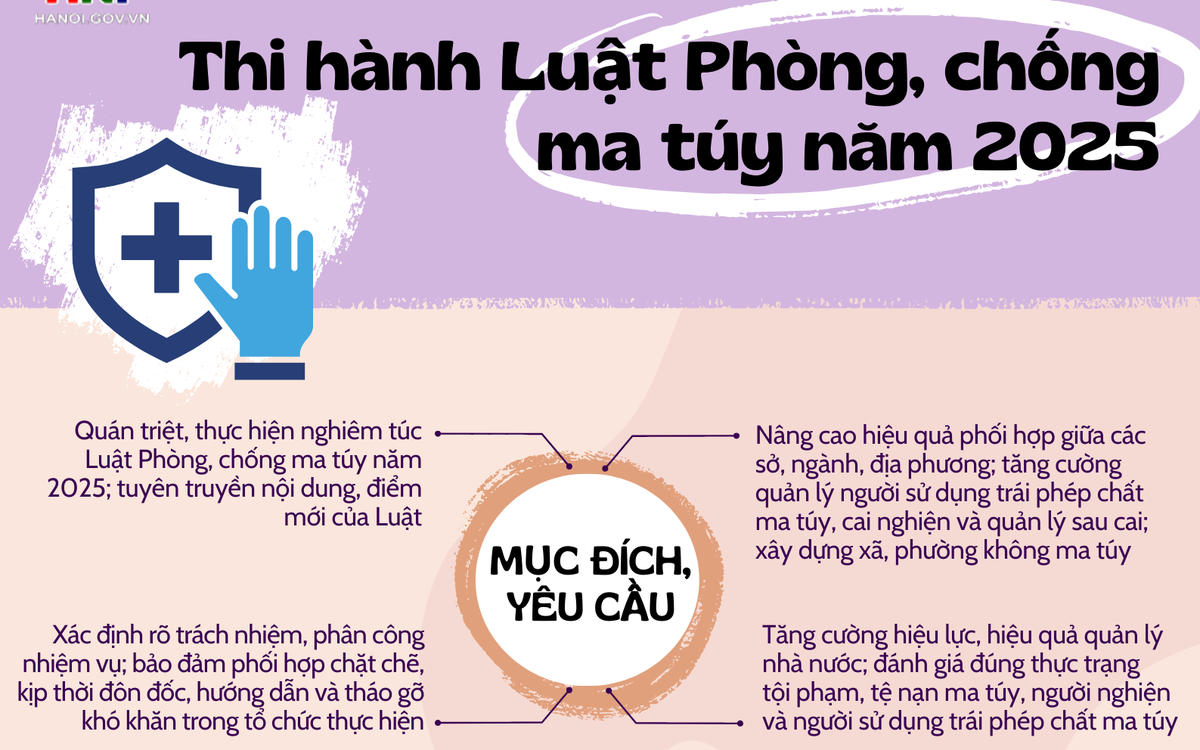 Triển khai thi hành Luật Phòng, chống ma túy năm 2025