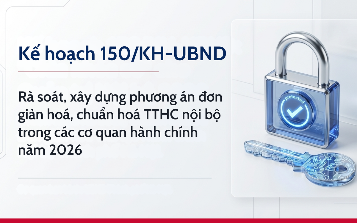 Đơn giản hoá, chuẩn hoá TTHC nội bộ trong các cơ quan hành chính