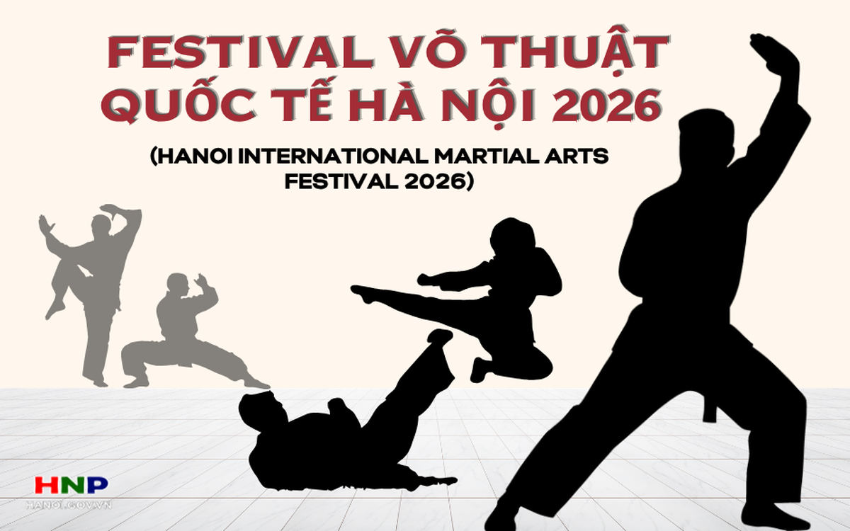 Tổ chức Festival Võ thuật quốc tế Hà Nội năm 2026