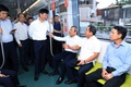 Hanoi leaders inspect metro operations, speed up underground station construction