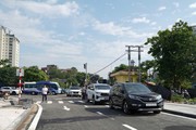 Thông xe kỹ thuật tuyến đường giáp đường sắt Bắc - Nam và hồ Linh Đàm