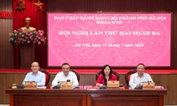 Thông qua phương hướng công tác nhân sự Đại hội Đảng bộ thành phố Hà Nội lần thứ XVIII