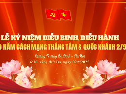 Lễ kỷ niệm, diễu binh, diễu hành 80 năm Cách mạng tháng Tám thành công và Quốc khánh 2/9