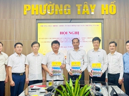 Thường trực HĐND - UBND - Ủy ban MTTQ Việt Nam phường Tây Hồ ký kết quy chế phối hợp