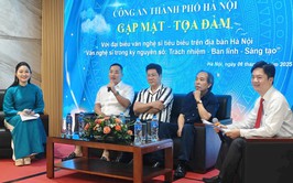 Công an Hà Nội đối thoại văn nghệ sĩ tiêu biểu để cùng bảo vệ An ninh văn hóa trên không gian mạng