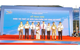 Trao giải cuộc thi thiết kế mẫu sản phẩm thủ công mỹ nghệ Hà Nội 2025