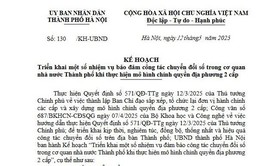 Hà Nội: Bảo đảm công tác chuyển đổi số khi thực hiện mô hình chính quyền địa phương 2 cấp