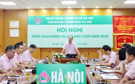 Chi nhánh Ngân hàng Chính sách Xã hội thành phố Hà Nội triển khai nhiệm vụ 6 tháng cuối năm 2025