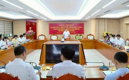Đoàn công tác số 11 Thành ủy Hà Nội kiểm tra công tác chuẩn bị đại hội tại 5 phường