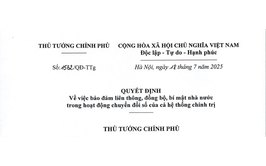 Bảo đảm liên thông, đồng bộ và bảo mật trong chuyển đổi số của hệ thống chính trị