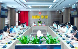 Tổ đại biểu HĐND thành phố Hà Nội tiếp xúc cử tri các phường Tây Hồ, Phú Thượng