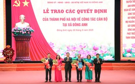 Hanoi announces establishment of Dong Anh Commune and appoints key leaders