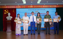 Trao giải Cuộc thi sáng tác văn học nghệ thuật 