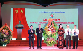 Kỷ niệm 70 năm Ngày truyền thống ngành Quản lý nhà nước về tôn giáo