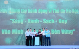 Hà Nội ra quân tổng vệ sinh môi trường trên địa bàn 126 xã, phường