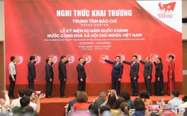 Khai trương Trung tâm Báo chí Lễ kỷ niệm 80 năm Quốc khánh 2/9