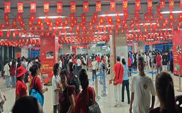 Hệ thống đường sắt đô thị, xe buýt phát huy tối đa hiệu quả giải tỏa hành khách sau sơ duyệt A80