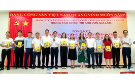Trung tâm Chính trị khu vực Gia Lâm tổng kết lớp bồi dưỡng lý luận chính trị đầu tiên