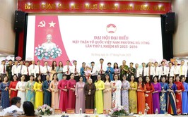 Đồng chí Nguyễn Thị Vân Anh làm Chủ tịch Ủy ban MTTQ Việt Nam phường Hà Đông