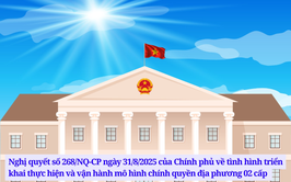 Triển khai thực hiện Nghị quyết 268/NQ-CP về vận hành mô hình chính quyền địa phương 2 cấp