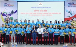 Thành lập Công đoàn các Khu công nghệ cao và Khu công nghiệp Hà Nội