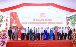 Khánh thành Khu lưu niệm Trưởng ban Thường trực Quốc hội Bùi Bằng Đoàn