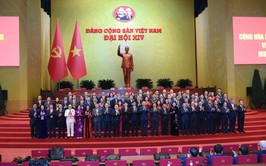 Three delegates from the Hanoi Party Committee elected to the 14th Party Central Committee