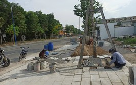 Tạm dừng thi công đào đường, hè các công trình trên địa bàn Thành phố