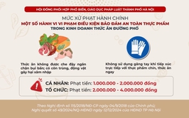 Hãy đảm bảo an toàn thực phẩm trong kinh doanh thức ăn đường phố