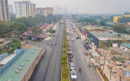 Phân luồng tạm các phương tiện tham gia giao thông qua hầm và khu vực nút giao Giải Phóng- phố Kim Đồng- đường 2,5