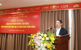 Đẩy mạnh tuyên truyền, tạo đồng thuận trong triển khai Dự án Trục Đại lộ cảnh quan sông Hồng