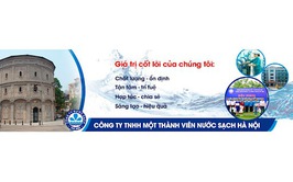 Tặng danh hiệu Cờ thi đua của UBND Thành phố năm 2025 cho 03 tập thể thuộc Công ty TNHH Một thành viên Nước sạch Hà Nội