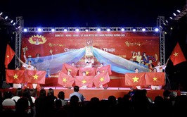 Đặc sắc chương trình văn nghệ chào mừng thành công bầu cử ở phường Dương Nội