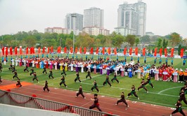 Phường Hoàng Liệt hưởng ứng Ngày chạy Olympic vì sức khỏe toàn dân