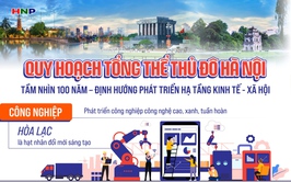 QUY HOẠCH TỔNG THỂ THỦ ĐÔ HÀ NỘI: Tầm nhìn 100 năm - Định hướng phát triển hạ tầng kinh tế, xã hội