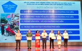 Phường Phú Diễn tổng kết công tác bầu cử đại biểu Quốc hội khóa XVI, đại biểu HĐND các cấp