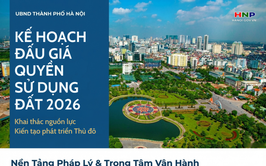 Kế hoạch đấu giá quyền sử dụng đất năm 2026