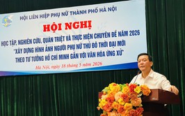 Phụ nữ Hà Nội học tập tư tưởng Hồ Chí Minh về văn hóa ứng xử thời đại mới