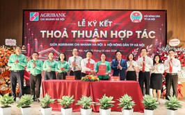 Hội Nông dân thành phố Hà Nội và Agribank ký kết hợp tác thúc đẩy chuyển đổi số, tài chính toàn diện