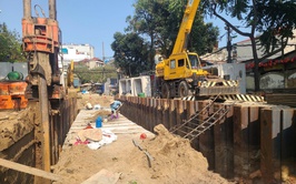 Tăng tốc thi công đảm bảo tiến độ các dự án chống úng ngập