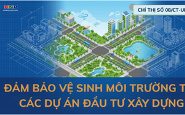 Tăng cường đảm bảo vệ sinh môi trường tại các dự án đầu tư xây dựng