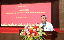 Chủ tịch UBND Thành phố Vũ Đại Thắng: Khẩn trương đưa Luật Thủ đô năm 2026 vào cuộc sống