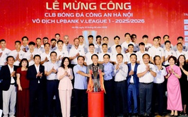 CLB Công an Hà Nội đón nhận Bằng khen của Bộ trưởng Bộ Công an và UBND Thành phố