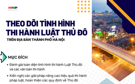 Theo dõi tình hình thi hành Luật Thủ đô trên địa bàn Thành phố
