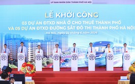 Hà Nội khởi công đồng thời 5 tuyến đường sắt đô thị và 3 dự án nhà ở cho thuê