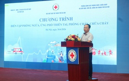 Hội Chữ thập đỏ Hà Nội tăng cường diễn tập phòng cháy chữa cháy, cứu nạn cứu hộ tại trường học